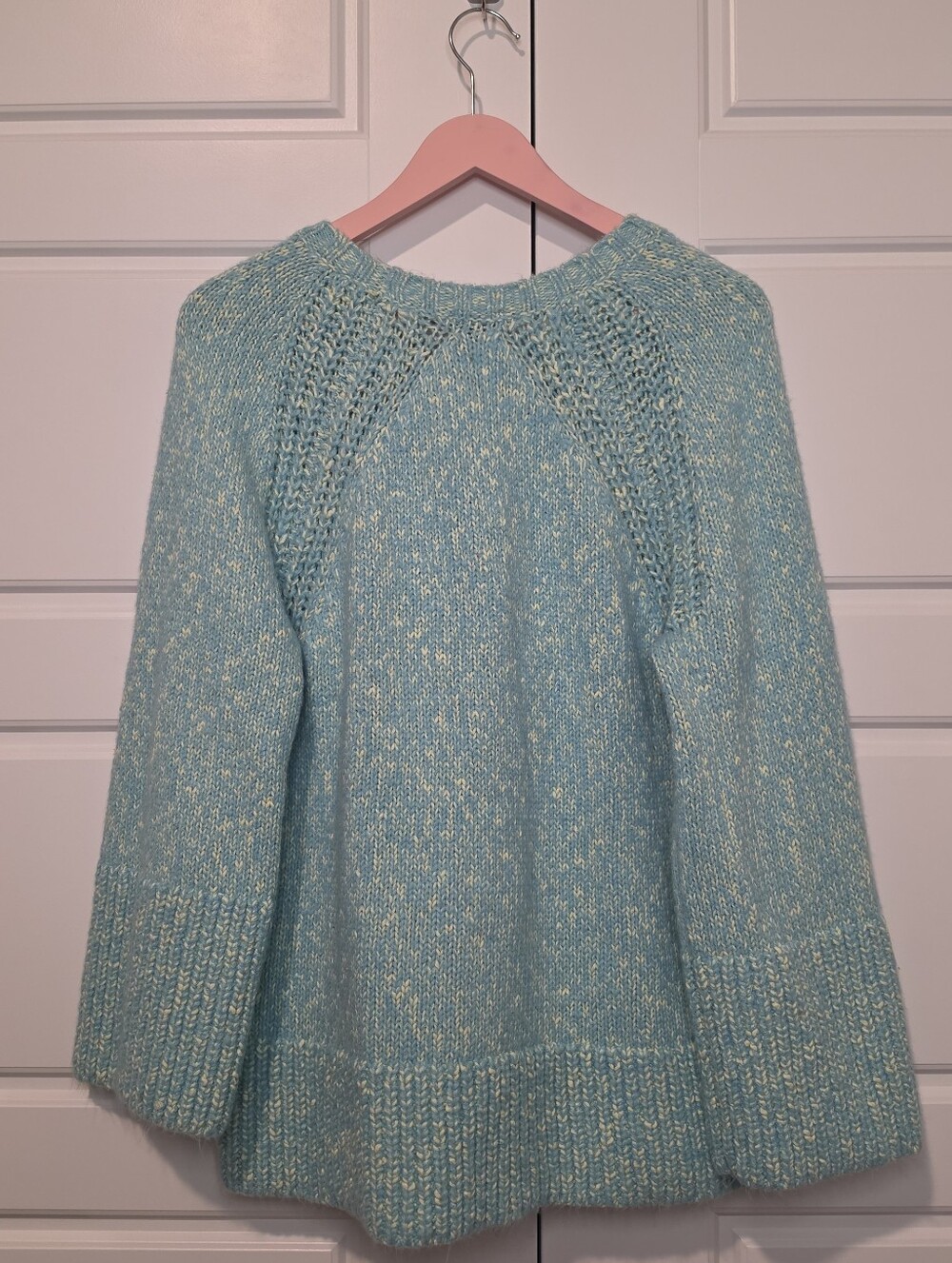 Talbots Blue Knit Sweater Size Large Womens - Picture 5 of 7